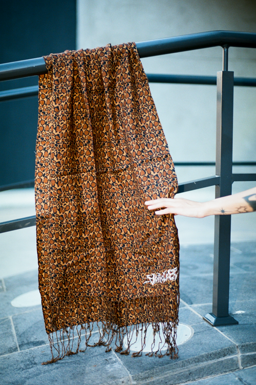 Lithe Leopard Print Pashmina