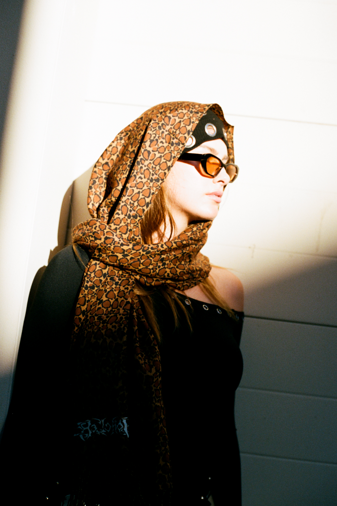 Lithe Leopard Print Pashmina