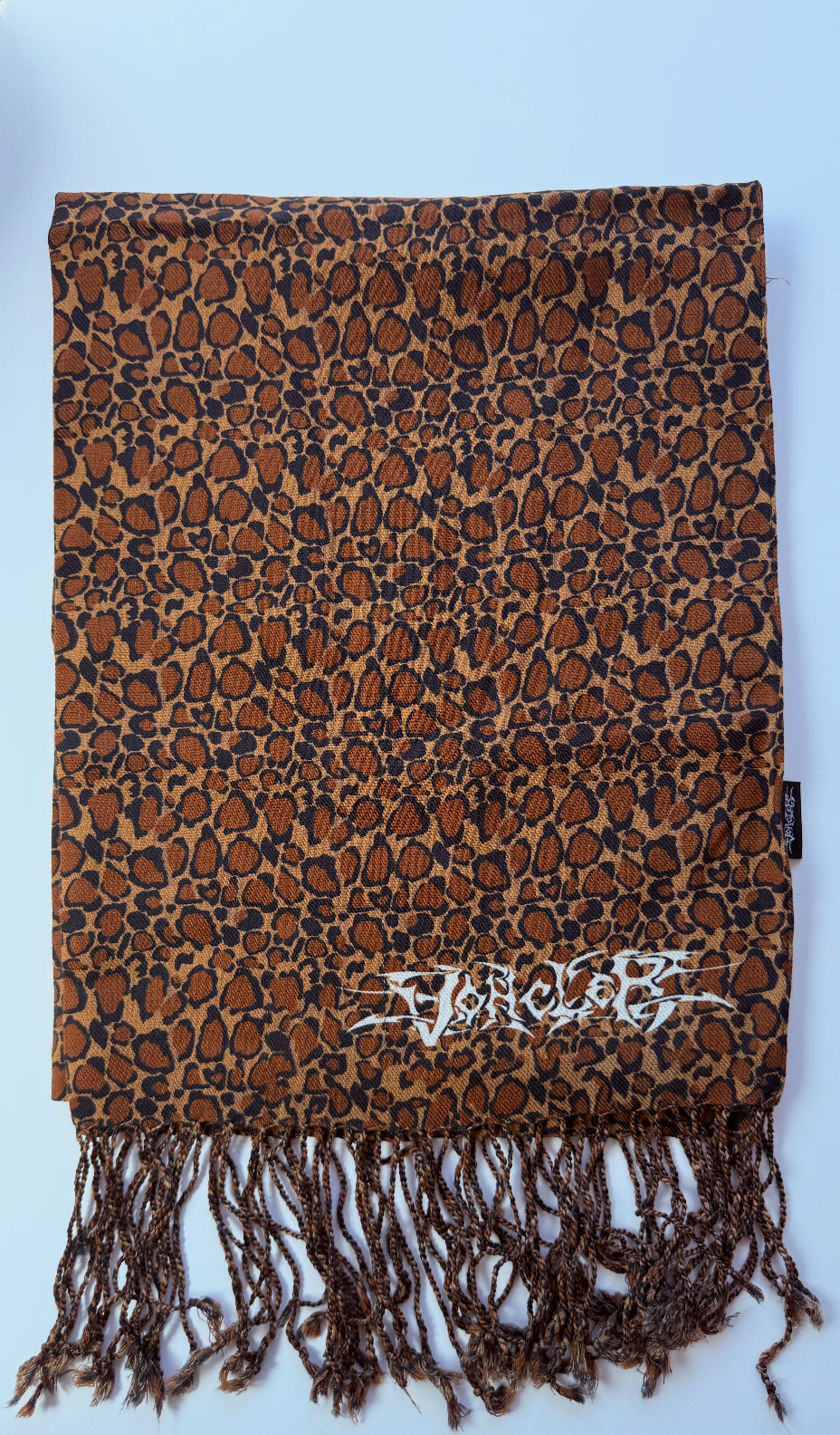 Lithe Leopard Print Pashmina